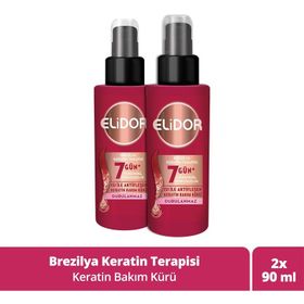 Elidor 2x90 ml Isı İle Aktifleşen Keratin Bakım Kürü Durulanmaz Saç Kremi