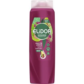 Elidor 400 ml Doğanın Enerjisi Avokado Üzüm Çekirdeği Yağı Güçlendirici Parlaklık Kazandırıcı Saç Bakım Şampuanı