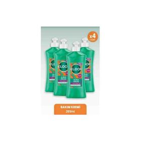 Elidor 4x265 ml 7/24 Şekillendirici Belirgin Bukleler Elastin ve Badem Sütü Saç Kremi