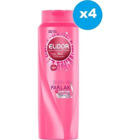 Elidor 550 ml 4 Adet Güçlü ve Parlak Saçlar Şampuan