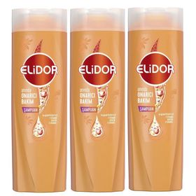 Elidor Anında Onarıcı Bakım 3x200 ml Şampuan