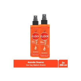 Elidor Anında Onarıcı C Vitaminli 2x200 ml Sıvı Saç Bakım Kremi