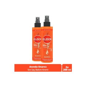 Elidor Anında Onarıcı C Vitaminli 2x200 ml Sıvı Saç Bakım Kremi