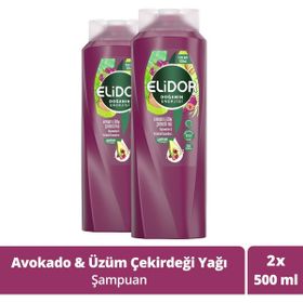 Elidor Avokado ve Üzüm Çekirdeği 2x500 ml Şampuan