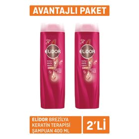 Elidor Brezilya Keratin Terapisi 2x400 ml Şampuan
