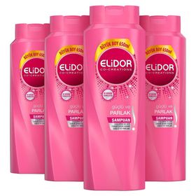 Elidor Co- Creations Güçlü ve Parlak 4x650 ml Şampuan