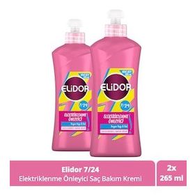 Elidor Elektriklenme Önleyici Argan Yağı Bal 2x265 ml Saç Kremi