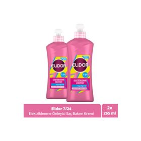 Elidor Elektriklenme Önleyici Argan Yağı Bal 2x265 ml Saç Kremi