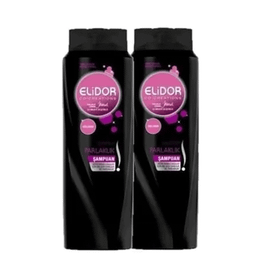 Elidor Esmer Parlaklık 2x550 ml Şampuan