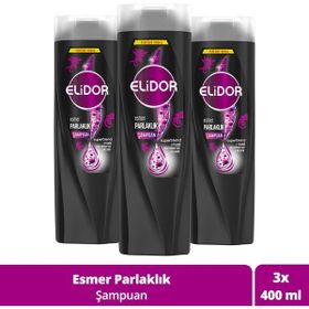 Elidor Esmer Parlaklık 3x400 ml Şampuan