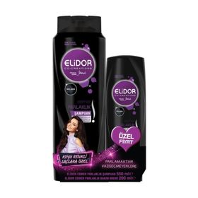 Elidor Esmer Parlaklık 550 ml Şampuan ve 200 ml Sıvı Saç Kremi