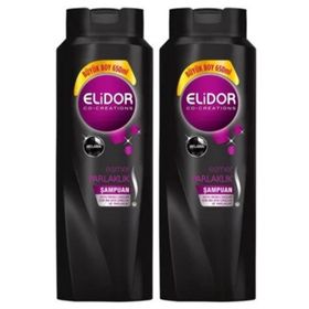 Elidor Esmer Parlaklık 650 ml x 2 Adet Saç Bakım Şampuanı