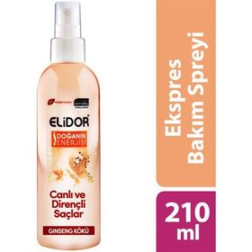 Elidor Express Canlı-Dirençli 210 ml Saç Bakım Spreyi