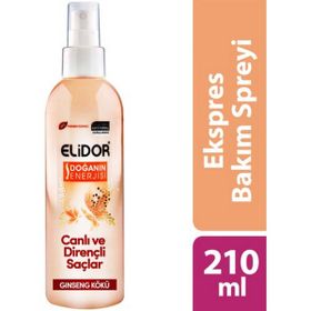Elidor Express Canlı-Dirençli 210 ml Saç Bakım Spreyi