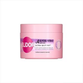 Elidor Glycol+Vita C Ultra Işıltı 100 220 ml Yoğun Onarıcı Maske