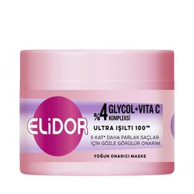 Elidor Glycol+Vita C Ultra Işıltı 100 220 ml Yoğun Onarıcı Maske