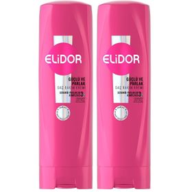 Elidor Güçlü ve Parlak 2x350 ml Saç Bakım Kremi