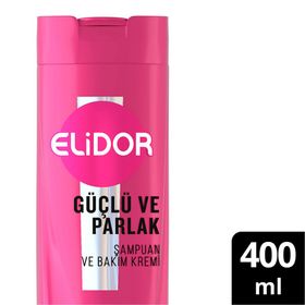 Elidor Güçlü ve Parlak 400 ml Şampuan ve Saç Bakım Kremi