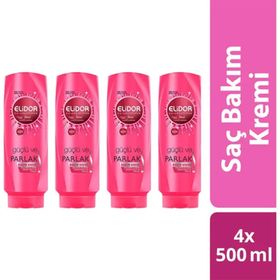 Elidor Güçlü ve Parlak Besleyici 4x500 ml Saç Bakım Kremi