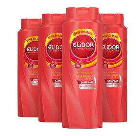 Elidor Renk Koruyucu 4x650 ML Şampuan