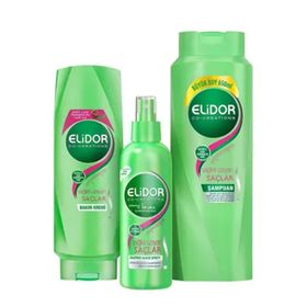 Elidor Sağlıklı Uzayan Saçlar 350 ml Şampuan + 200 ml Saç Kremi Saç Bakım Seti