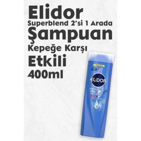 Elidor Superblend 2'si 1 Arada 400 ml Kepek Şampuanı