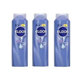 Elidor Superblend 2'si 1 Arada ve Saç Bakım Kremi 3x500 ml Kepeğe Karşı Etkili Şampuan