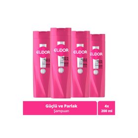 Elidor Superblend 4x200 ml Güçlü ve Parlak Saç Bakım Şampuanı