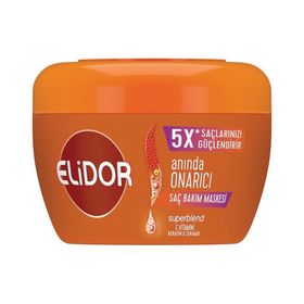 Elidor Superblend C Vitamini Keratin Seramid 160 ML Anında Onarıcı Saç Bakım Maskesi
