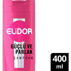 Elidor Superblend Güçlü ve Parlak E Vitamini Makademya Yağı Kolajen 400 ml Saç Bakım Şampuanı