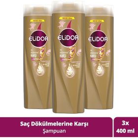 Elidor Superblend Saç Dökülmelerine Karşı 3x400 ml Şampuan