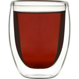 Elif Aksesuar 300 ml Çift Cidarlı Cam Şeffaf Bardak