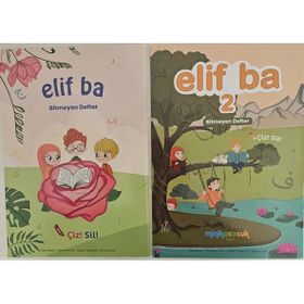 Elif Ba Çiz Sil Kitap