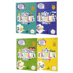 Elif Ba Etkinlik Kitabım Seti 4 Kitap - Çocuk Gezegeni