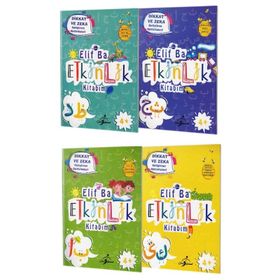 Elif Ba Etkinlik Kitabım Seti 4 Kitap - Çocuk Gezegeni
