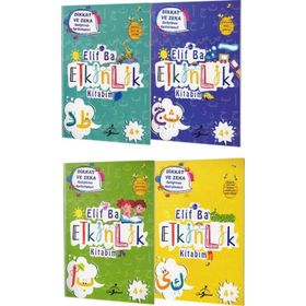 Elif Ba Etkinlik Kitabım Seti 4 Kitap - Çocuk Gezegeni