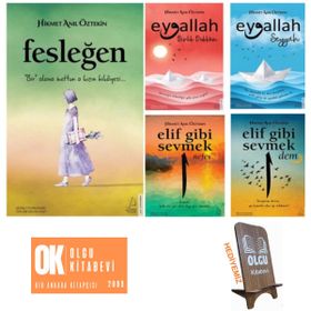 Elif Gibi Sevmek Nefes-Dem - Eyvallah Seyyah-Birlik Dükkanı - Fesleğen - 5 Kitap Set - Hikmet Anıl Öztekin
