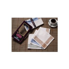 Elif Mira GM02 42x42 cm 12'li Pamuklu El Cep Kumaş Mendili