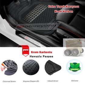 Elif Seat Toledo 2005-2009 Uyumlu 3D Havuzlu Kauçuk Ön Arka Takım Paspas
