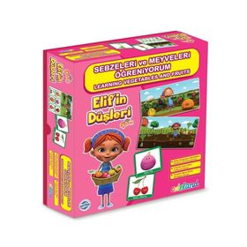 Elif'in Düşleri Meyve Ve Sebzeleri Öğreniyorum - Kolektif