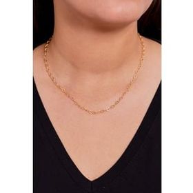 Elika Silver 925 Ayar Bağlantılı Kalpler Model Gold Kadın Gümüş Kolye