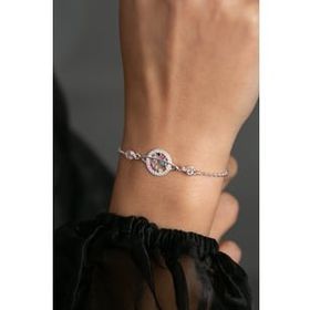 Elika Silver 925 Ayar Gezegen Model Kadın Gümüş Bileklik