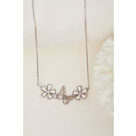 Elika Silver 925 Ayar Gümüş Masalsı Kelebek Model Kolye