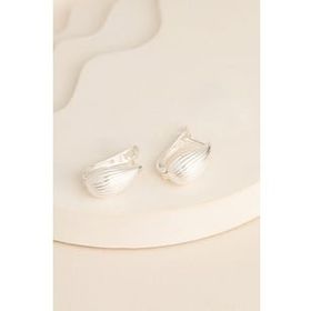 Elika Silver 925 Ayar Gümüş Su Damlası Küpe