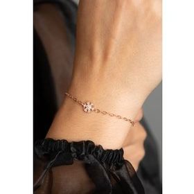 Elika Silver 925 Ayar Kar Tanesi Model Kadın Gümüş Bileklik