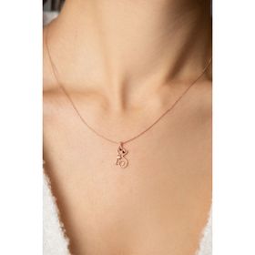 Elika Silver 925 Ayar Kedi Model Kadın Gümüş Kolye