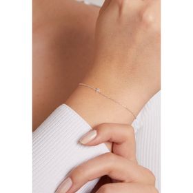 Elika Silver 925 Ayar Minimal Yıldız Model Kadın Gümüş Bileklik
