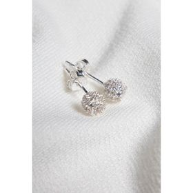 Elika Silver 925 Ayar Modern Top Model Kadın Gümüş Küpe