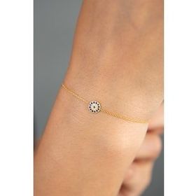 Elika Silver 925 Ayar Nazar Model Kadın Gümüş Bileklik