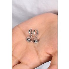 Elika Silver 925 Ayar Sallantılı Halka Model Kadın Gümüş Küpe
